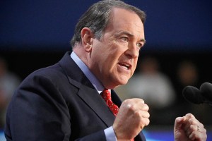 Former Arkansas Governor and former Republican presidential candidate Mike Huckabee speaks during the third session of the Republican National Convention in Tampa, Florida August 29, 2012. REUTERS/Jason Reed (UNITED STATES  - Tags: POLITICS ELECTIONS)   - RTR379BK