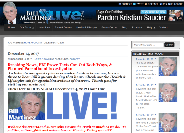 Bill Martinez Dec 17